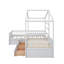 Lit plateforme simple avec 3 tiroirs-156020523