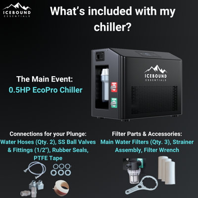 The Endeavour Cold Plunge with 0.5HP Chiller