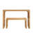 Dining Bench And Table, Pine Indoor Wood Bench For Entryway,Living Room,Kitchen And Bedroom Table And Bench Set (Nature, Long Bench & Table)Tempered Glass Included
