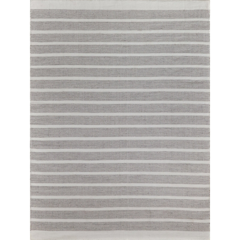 Boca Geometric Area Rug in Ivory, Rectangle 5' x 8'