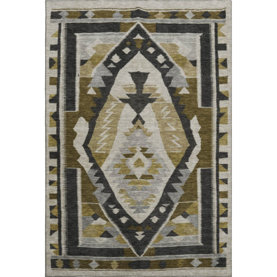Premium Machine Washable Mayfield Tribal Rug