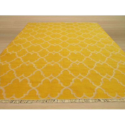 Durrant Timeless Yellow Hand Knotted Area Rug