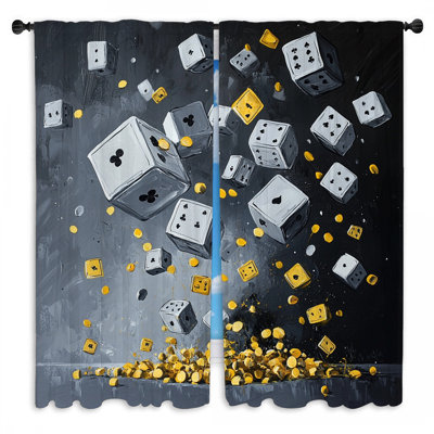 Rideaux industriels Dice - 2 panneaux