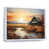 White Floater Framed