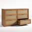 134 cm W Chest of 6 Drawers-177888199