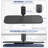 Vivo Black Single Clamp Rotating Keyboard Tray
