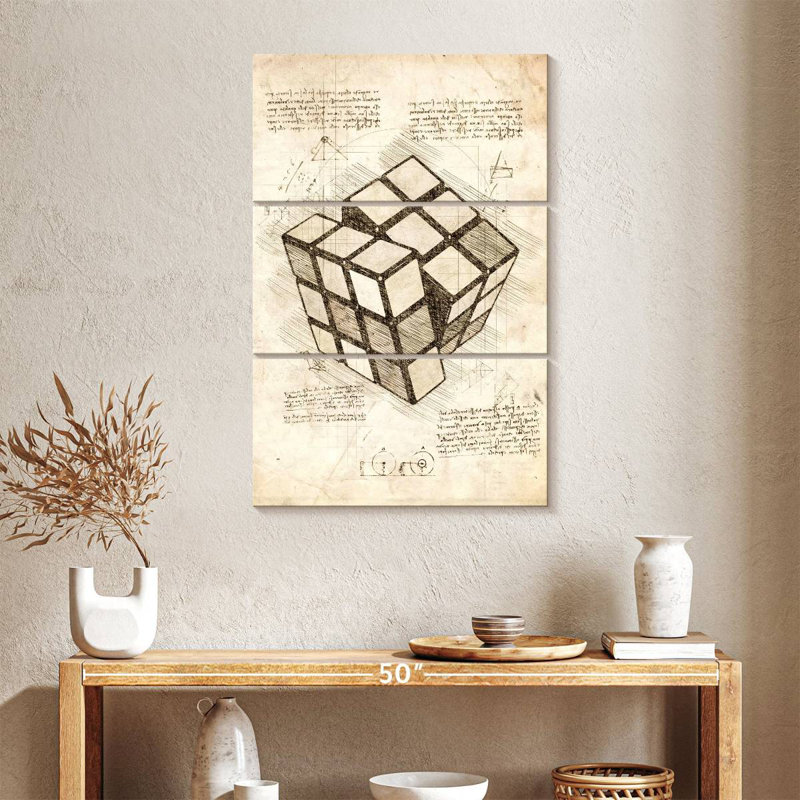 Cube Laelle Rubik, H 38 po x l 24 po