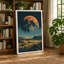 Alien Moonrise Modern - Wrapped Canvas-2022179689-2022179603