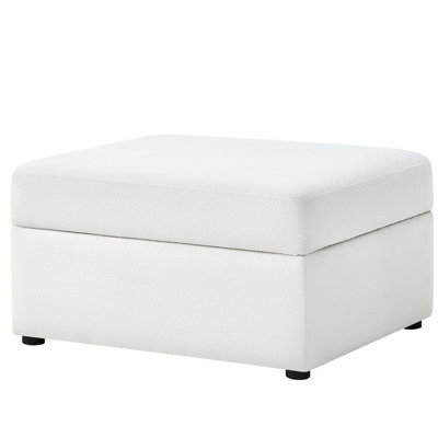 Storage In , Commercial - Grade Performance Fabric, Solid Pattern, Medium Firm Seat, No Assembly With Upholstery,