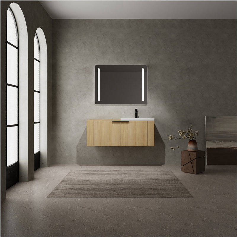 Ensemble de meuble-lavabo pour salle de bain 48 po pour grand espace, ensemble d'armoires de salle de bain moderne, ensemble d'armoires de salle de bain