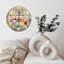Horloge murale en bois 10 po, mouvement silencieux, à piles (piles AA non incluses), décor artistique, parfait pour les décorations