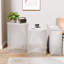 Ensemble de 2 tables d'appoint rondes ajourées-1658024601