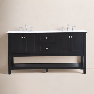 Bonsai 60'' Double Bathroom Vanity