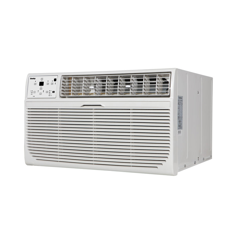 Climatiseur mural 12 000 BTU Danby avec télécommande - Refroidit jusqu'à 550 pieds carrés Pieds, blanc