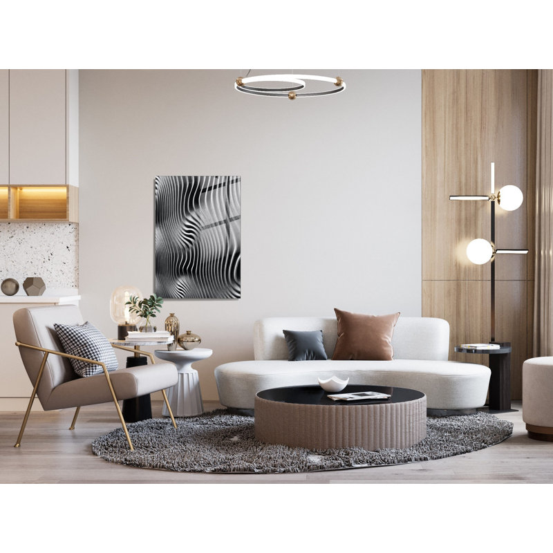Superbe peinture murale en verre trempé 27,6 po x 39,4 po | 100% verre trempé, épaisseur: 0,16 pouce | Décoration élégante pour le salon ou le bureau, durable et facile à nettoyer, idée de cadeau parfaite