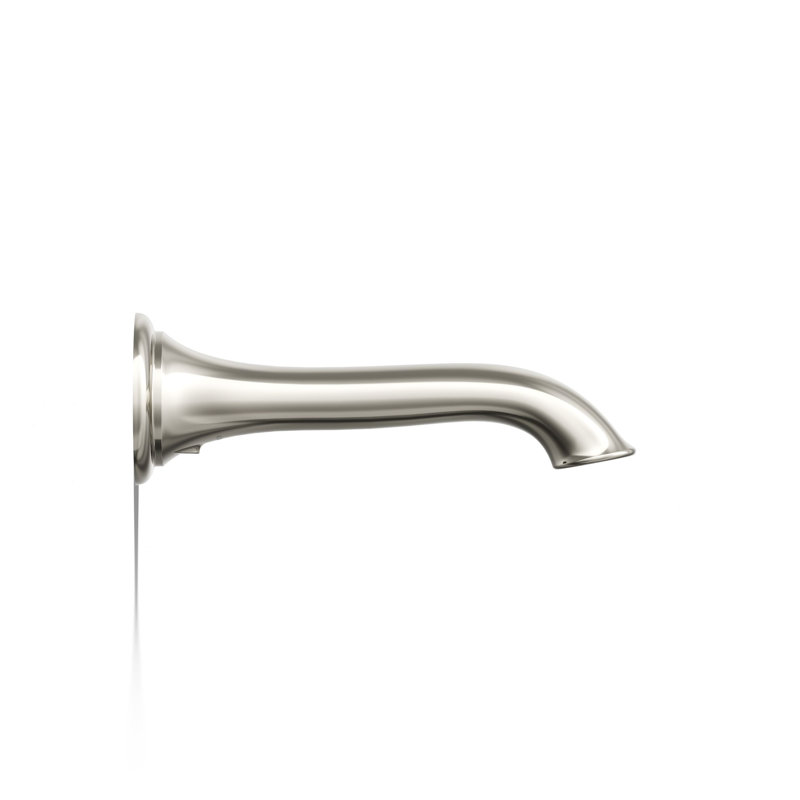 Artifacts® Wall-Mount Bath Spout with Flare Design, Vibrant Polished Nickel