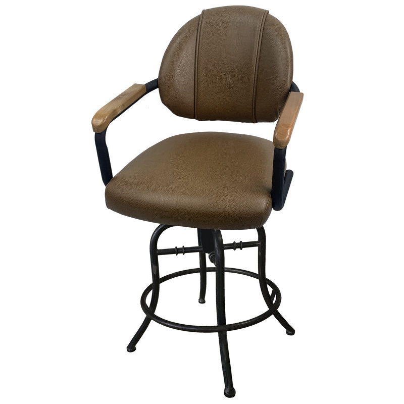 Swivel Upholstered Counter Stool, Counter Stool (26” Seat Height)