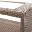 Ensemble de conversation modulaire en osier pour 10 personnes avec coussins Amberson