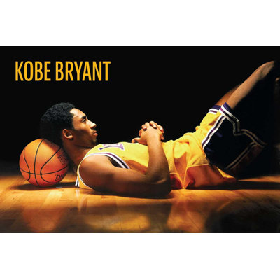 «Kobe Bryant Resting with Ball», reproduction d'impression sur papier