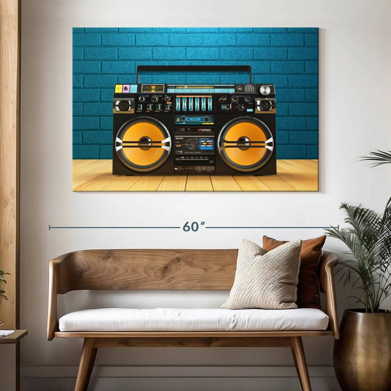 Abarca Boombox Player, 34" H x 51" W