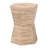 Challise Bohemian Woven Grasscloth Hourglass End Table