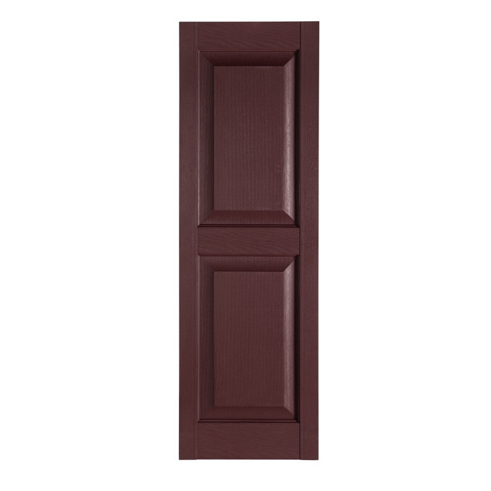 Premier 15in Raised Panel Window Shutters Set of 2
