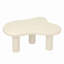 Table basse Cloud, table basse moderne en bois pour le salon, tables d'appoint avec 3 pieds, petites tables de thé pour le balcon, le patio, la chambre à coucher