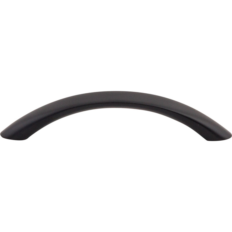 Bow 3 3/4" Center to Center Bar pull, Flat Black, 5 1/16" Center to Center