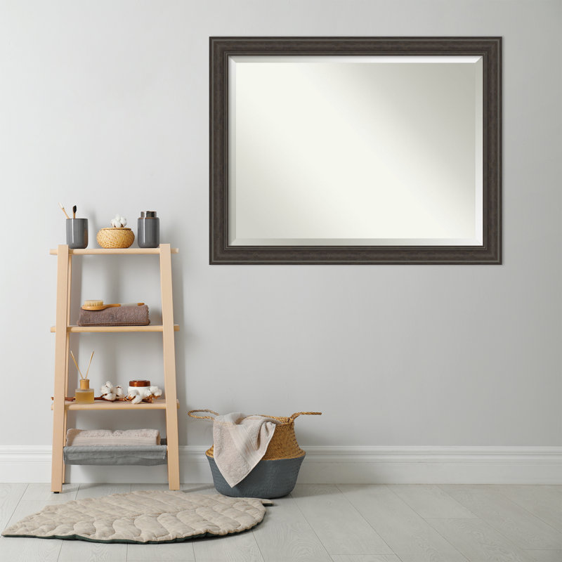 Mcbrayer Flat Mirror, 35" x 45", Dark Bronze