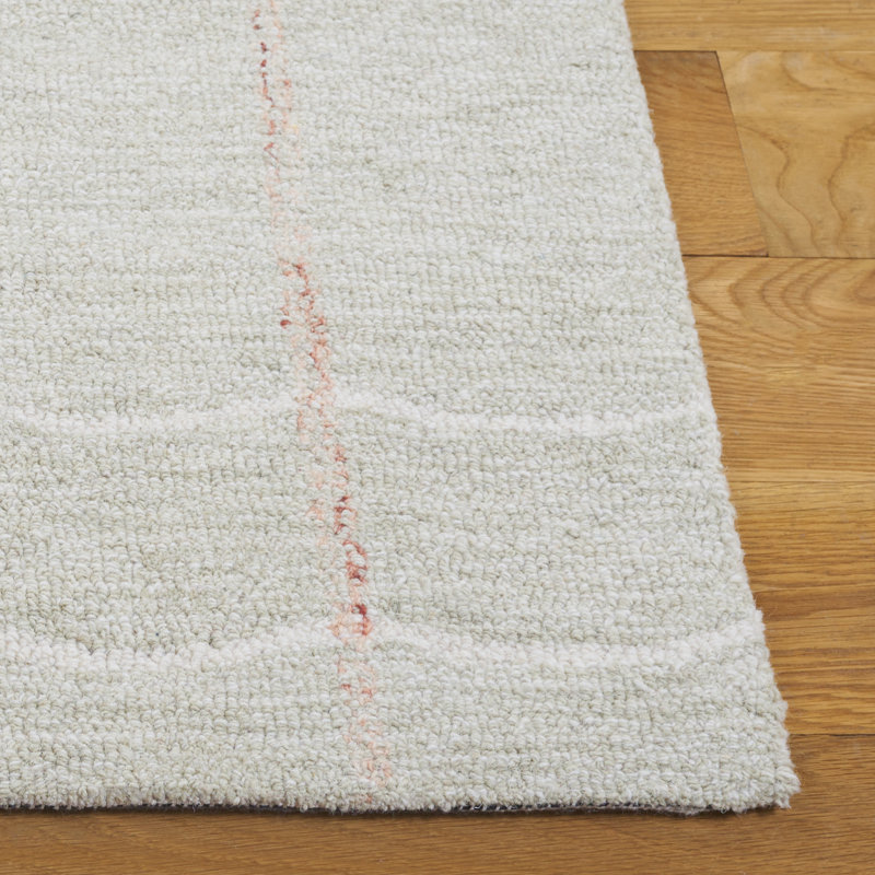 Metro Hand Tufted Wool; Cotton Abstract Indoor Rug, Rectangle 3' x 5'