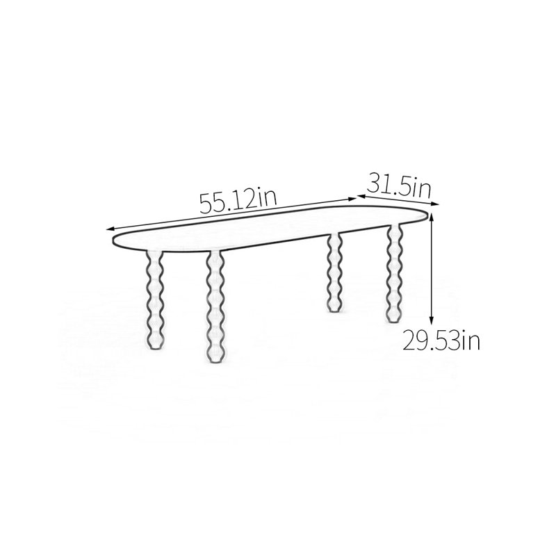 Koika, Noir, noir, noir, noir, H 29,53 po x L 55,12 po x l 31,5 po