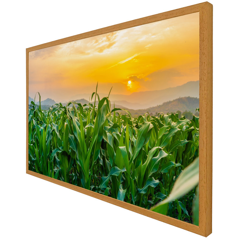Soejima Single Picture Frame Print, 76cm H x 114cm W x 4cm D, Oak Framed