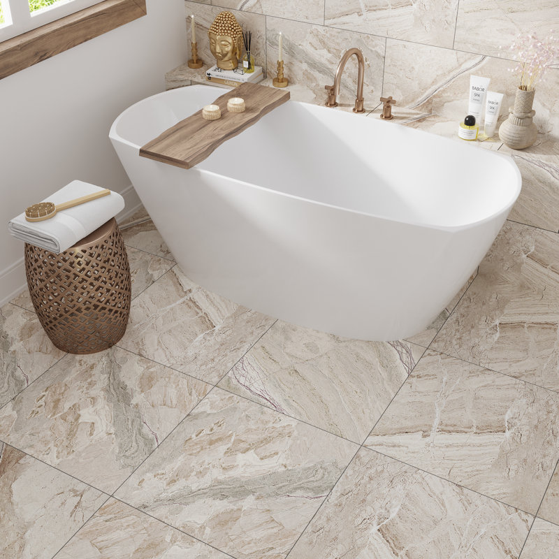 Splendor 23.62'' W x 23.62'' L Porcelain Singular Tile