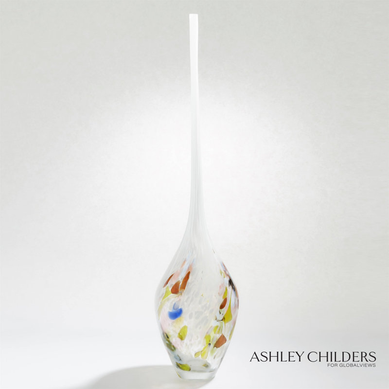 Long Stem Vase-Multicolor-Lg