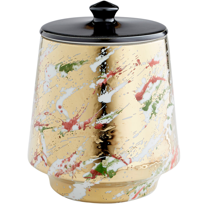 Ardent Ceramic / Porcelain Table Vase, 12.25" H x 10.25" W x 10.25" D