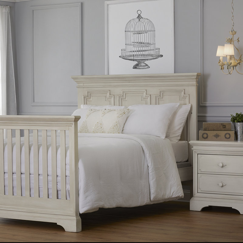 Brittain Full Bed Rails, Antique White