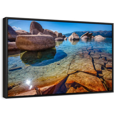 «Lake Tahoe Stones», reproduction sur toile