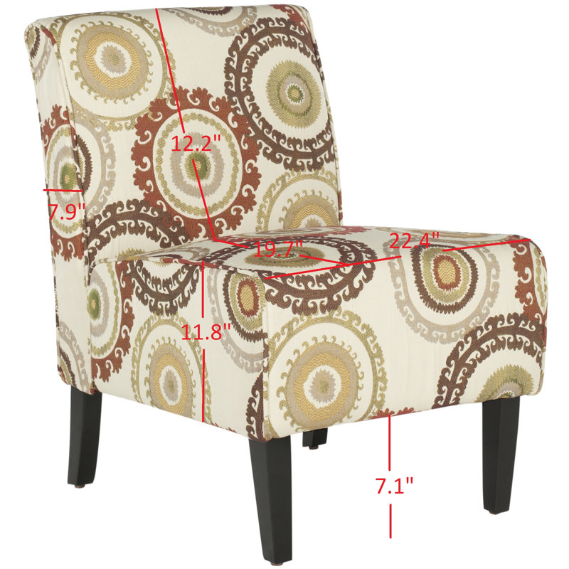 Upholstered Slipper Chair