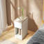 30cm W Engineered Wood Bedside Table