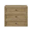 Table de chevet 3 tiroirs - Noix de cajou-2031744395