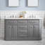 60" Palace Collection Quartz Carrara Cashmere Grey Bathroom Vanity Set With Hardware And F2-0013 Faucets in Chrome Finish-1732722019-1732722023