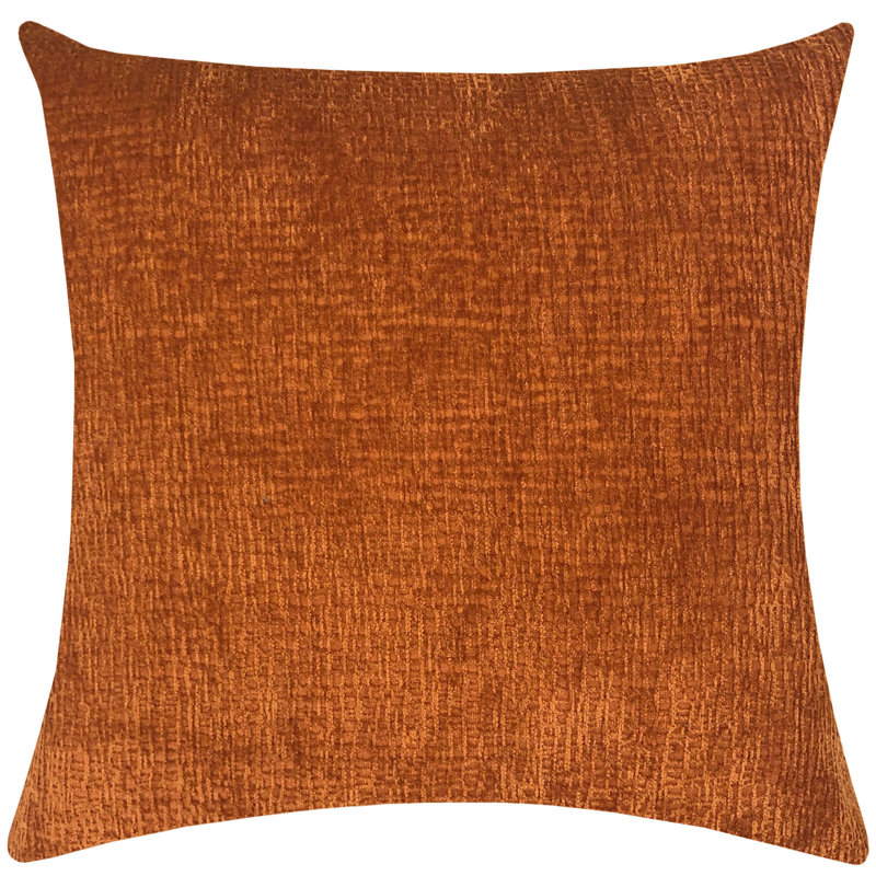 Kimia Feather Throw Pillow, Orange