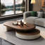 Table basse extensible Minimalist Retro