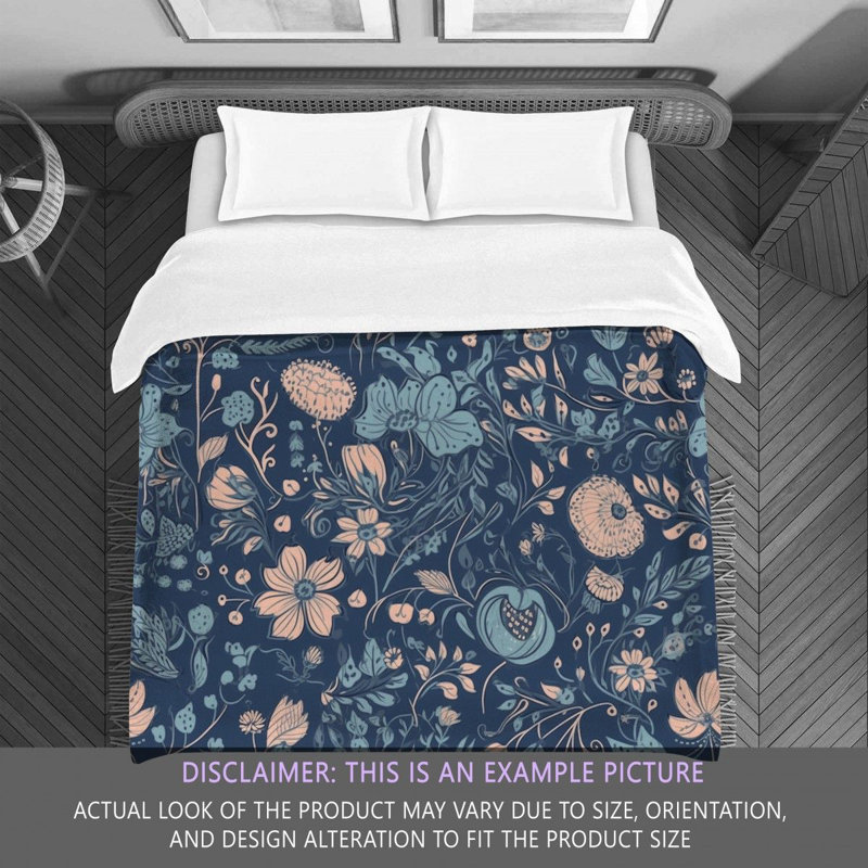 Floral Comforter, King Comforter