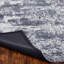 Tapis gris / ivoire à motif abstrait touffeté-528764441-466598440