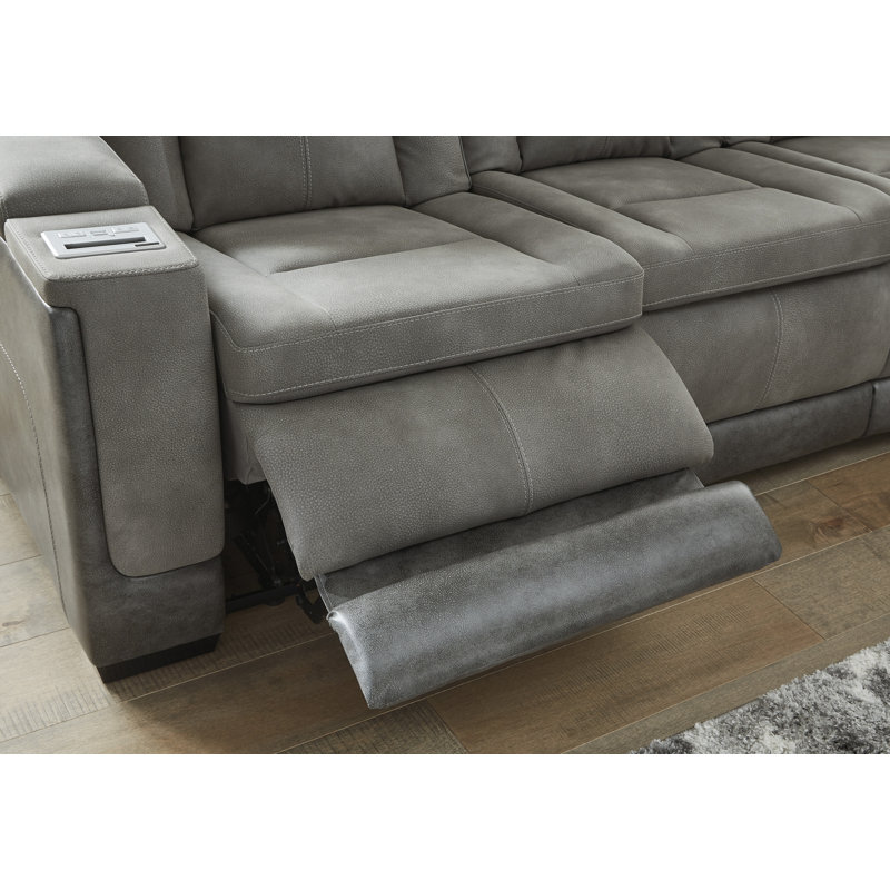 Canapé inclinable électrique Ellea, Gris