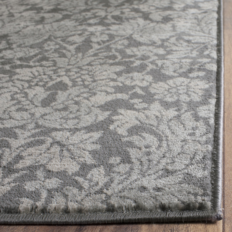 Tapis à motif floral Davut, Rectangle 5 pi 1 po x 7 pi 7 po