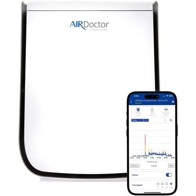 AIRDOCTOR 2000i Smart Purifier Small & Medium rooms 3-Stage Filtration Pre-Filter UltraHEPA Carbon