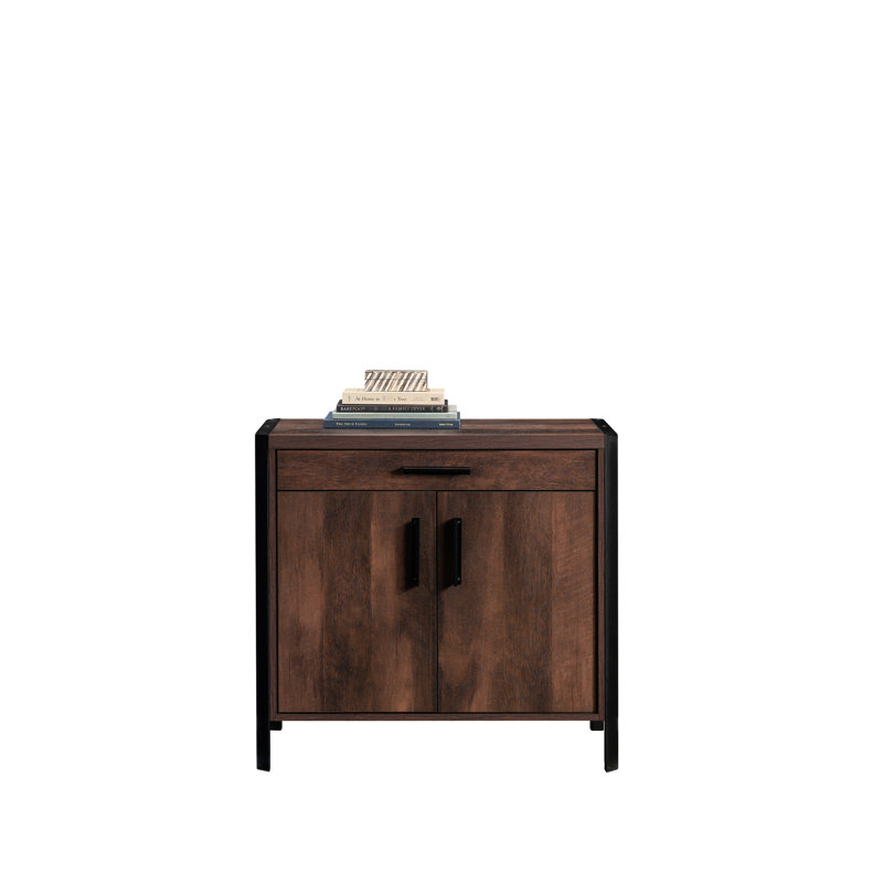 Brun, base, armoire de rangement moderne, tablettes réglables, espaces multiples, cadre, tiroir facile d'accès, dimensions compactes, assemblage rapide