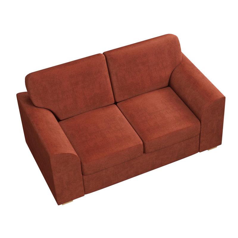 Modo Three Seater and Two Seater, Fixed Back, Marmalade